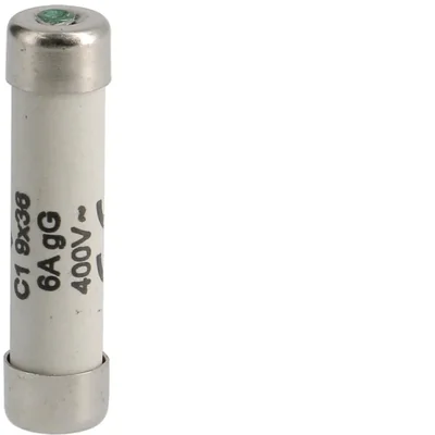 Zylindrischer Sicherungseinsatz 9x36mm gG 6A 400V