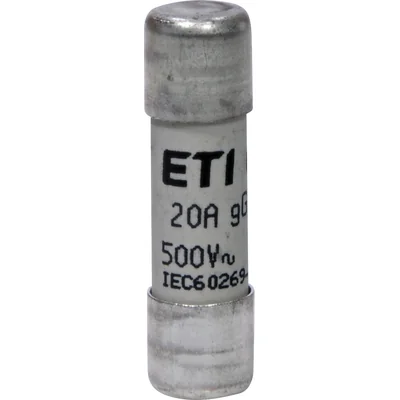 Zylindrischer Sicherungseinsatz CH 10x38 gG 20A 500 - träge