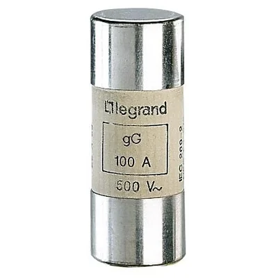 Zylindrischer Sicherungseinsatz GL 100 A 22 x 58 HPC